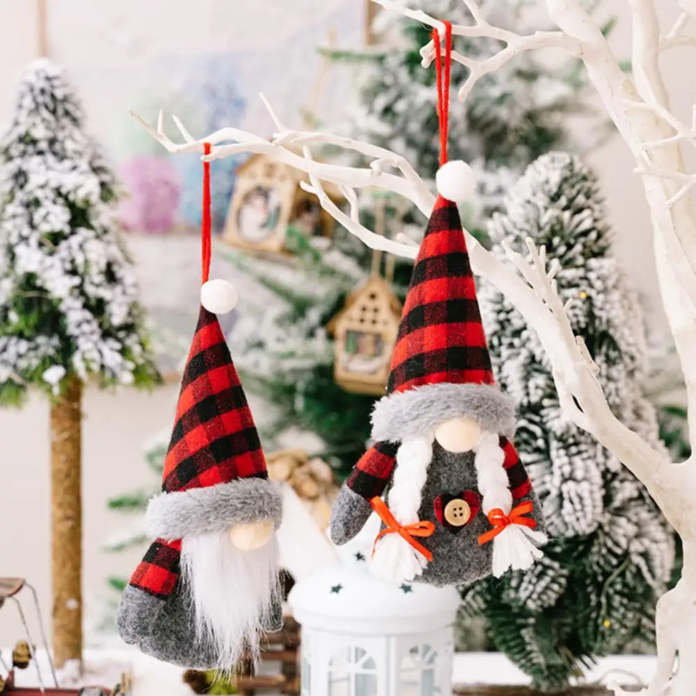 Уютни Коледни украси Уютен Коледен декор Плюшени играчки във формата на джудже с led подсветка, Забавни куклени украса за дома на масата, на Коледа подаръци за Коледа