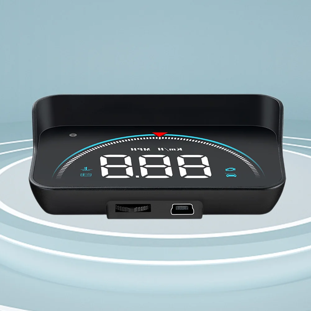 Цифров GPS за измерване на Скоростта LED Дисплей на Автомобила Интелигентна GPS за измерване на Скоростта Голям Шрифт Портативен Сензор оборота в минута Аларма за Ниско Напрежение Автомобилни Аксесоари