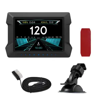 Автоматичен дисплей Автомобилен проектор Аларма GPS Централен дисплей Скоростомер Превишена скорост Наклон Измерител на наклона на предното стъкло Аларма за ниско напрежение