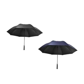 Автоматичен отворен чадър с дълга дръжка, здрав чадър от слънце и дъжд