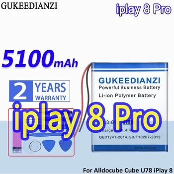 Батерия GUKEEDIANZI Висок Капацитет iplay8 Pro 5100 mah За Alldocube Cube U78 iPlay 8 Pro iPlay8 Tablet PC