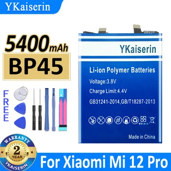 Батерия YKaiserin капацитет 5400 mah BP45 BP 45 за батерии на мобилни телефони Xiaomi Mi 12 Pro Mi12 Pro