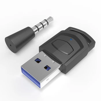 Безжичен Адаптер Bluetooth слушалки, предавател за PS5, адаптер приемник за PC, PS4