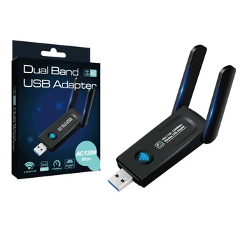 Безжична карта USB3.0 1200 Мб/с, двухчастотная безжична карта WiFi N2UB