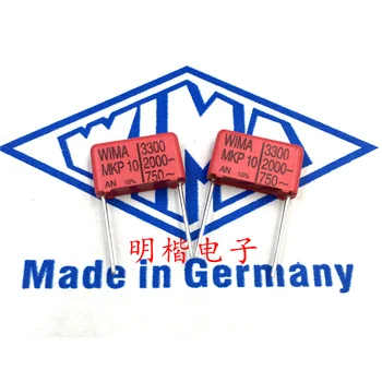 Безплатна доставка 10шт/30шт WIMA Германия кондензатор MKP10 2000V 0,0033 ICF 3300PF 332 P = 15 мм