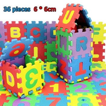 Блокиране на поролоновые подложки, забавни изтривалки за изучаване на азбуката и цифрите, подходящи за употреба на закрито и открито, Детски стелки за пода, универсални