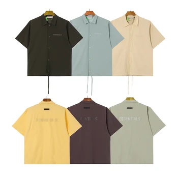 Важното 9th Collection бързо съхнещи Ризи с Високо качество За мъже И жени, Градинска облекло в стил хип-хоп с къс ръкав, Нови ризи Colorway на съвсем малък