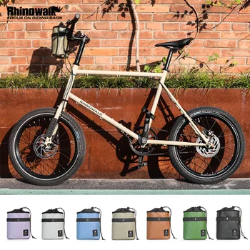 Велосипедна чанта Rhinowalk 2,5 л, Преносима Чанта за чайника на Кормилото на велосипеда, Чанта за велосипед МТВ, Пътен велосипед за пътуване до работа, Горната тръба, рама, Аксесоари
