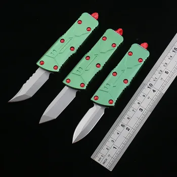 Версия DQF MiRo-Mini BH Джобен Нож Програма EDC Инструменти Кухненски Ножове 6061-T6 От авиационен алуминиева сплав D2 MT Ножове