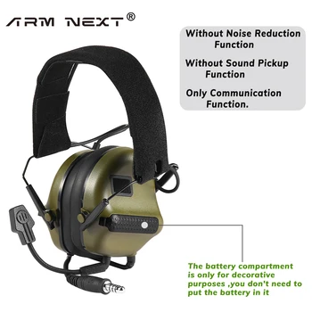 Версия Тактически слушалки ARM NEXT Без шумопотискане Тактически слушалки За стрелба В слушалките със слушалки ПР Уоки