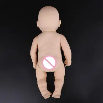 Висококачествена 50-см мека кукла с непокрита глава за момичета, детски играчки Партньор