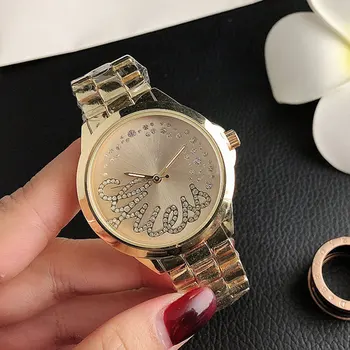 Висококачествени дамски часовници е от неръждаема стомана, ежедневни модни часовници с диаманти, дамски часовници Reloj De Señoras