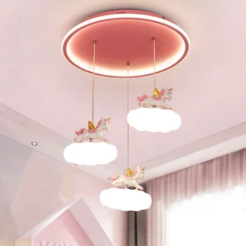 Висящи лампи Modernkids спалня декоративна Трапезария Led Тавана лампа за вътрешно Осветление с полилеи с вътрешен блясък