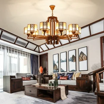 геометричен окачен лампа декор за хола на вилата промишлено осветление, украса на тавана на коледна украса за дома