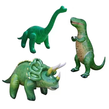 Голяма надуваема играчка-динозавър, PVC надуваема топка с динозавром, Джурасик период, див живот, Декорация за детски рожден ден