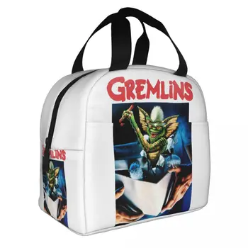 Гремлины Изолирани чанти за обяд Термосумка Контейнер за обяд Gizmo Monster Gremlin от Коледните филм на ужасите от 80-те години Lunch Box Мъкна