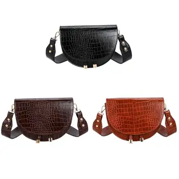 Дамски Чанта през рамо с крокодиловым модел от изкуствена кожа, чанта-тоут, портфейл, дамска чанта, чанта