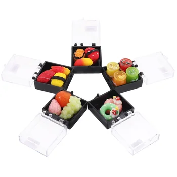 Десерт пластмасова играчка за хранене, имитирующая fruity модел, подпори, демонстрационни модели, миниатюрни къщи