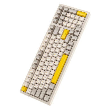 Детска клавиатура K96, 100 комбинации, Bluetooth-съвместима игрова клавиатура, Безжична тиха клавиатура 2.4 G, двоен конектор за лаптоп