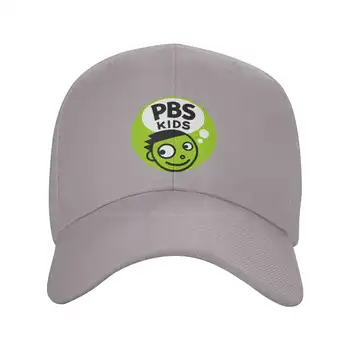 Детска шапка с графичен логото на марката PBS, висококачествен деним, шапка, вязаная капачка, бейзболна шапка