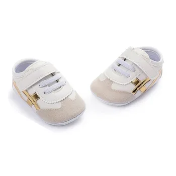 Детски обувки за момчета и момичета, бяла Ежедневни спортни обувки за първите Ходунков, Удобни Обувки с мека подметка за деца, Удобни Детски обувки