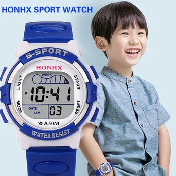 Детски часовници, led, спортни улични цифрови часовници за момчета и момичета, студентски смарт часовник с каишка силикон, подарък Reloj, Не е водоустойчив
