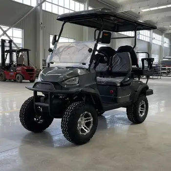 Електрическа количка за голф с професионален дисплей, оловно-киселинната батерия 48V5KW, бъги за голф