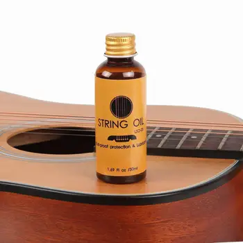 Етерично масло от лимон, 50 мл, Единични почистващи средства за китара, за да премахнете мръсотия, Масло за струните, Масло за предотвратяване на ръжда на струните