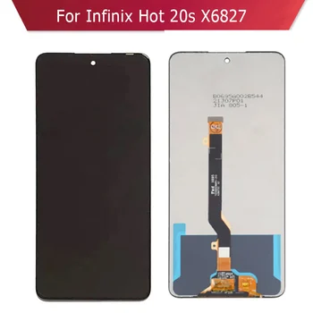 За Infinix Hot 20s X6827 Смяна на дисплей тъчпад, дигитайзер, резервни части за ремонт на LCD екрана