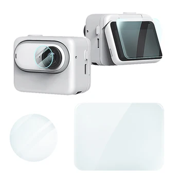 За Insta360 GO 3 Защитно фолио от закалено стъкло за камера с твърдост 9H, защита на екрана от надраскване, Аксесоари за фотоапарати