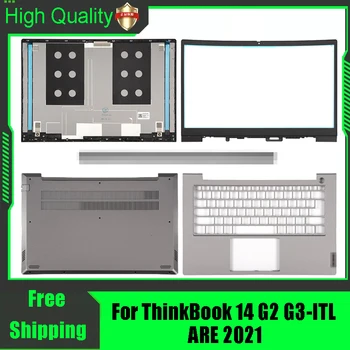 За Lenovo ThinkBook 14 G2 G3-ОТ ARE 2021 LCD Дисплей на Задната част на Кутията Задната част на Горния Капак, Предната Рамка, Поставка за ръце Горния на Долния Основен Корпус Шарнирная на Кутията