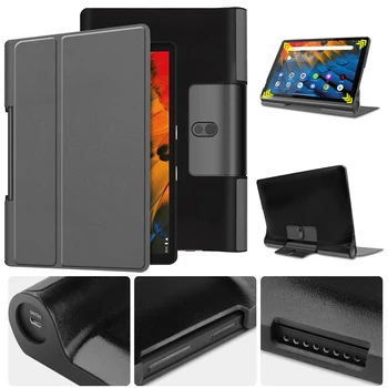 За Lenovo Yoga Smart Tab Калъф YT-X705F YT-X705X СЪС Сладка Пеперуда и Цветя Рисувани, Магнитен калъф За таблет Lenovo Yoga Tab 5 10,1 