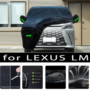 За LEXUS LM Външна защита на Пълни автомобилни седалките Снежна покривка Козирка Водоустойчив Прахозащитен външни автомобилни аксесоари