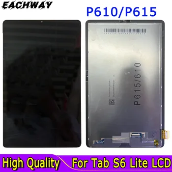 За Samsung Galaxy Tab S6 Lite 10,4 P610 P615 P610N LCD екран е чувствителен на Допир Дигитайзер възли За Samsung S6 Lite LCD екран