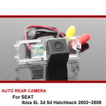 За SEAT Ibiza 6L 3d и 5d Хетчбек 2002 ~ 2008 Камера за Нощно Виждане за обратно виждане Камера за обратно виждане Автомобили резервна камера HD CCD