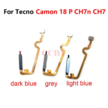 За Tecno Camon 18 P CH7n CH7 Home Бутон Тъч ID Сензор за пръстови отпечатъци Конектор Гъвкав кабел