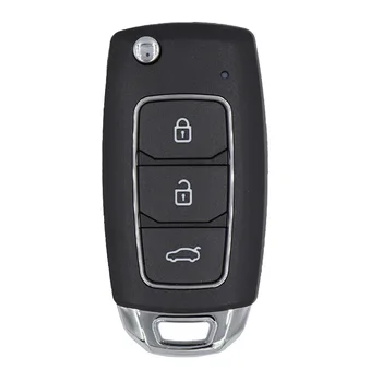 За Xhorse XKHY05EN Универсална Кабелна Дистанционно Ключодържател 3 Бутона за Hyundai Style инструмент VVDI Key