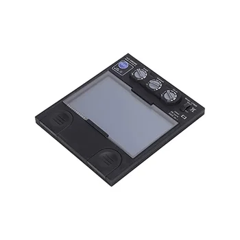 Заваряване обектив С Автоматично Затъмняване на LCD дисплея на Слънчева батерия, Заваряване каска, Филтърни Очила, Заменяеми филтър за панел Заваръчни лещи