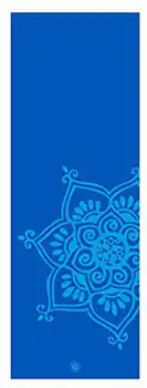 и постелката за йога Мандала (синьо) 0,25 