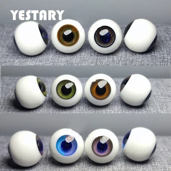 Играчки YESTARY Eyes Аксесоари за кукли BJD 1/3 1/4 1/6 Стъклени Очи Двустранен 3D Екшън Очите 14/16/18 мм Играчки за очната ябълка Подаръци за момичета