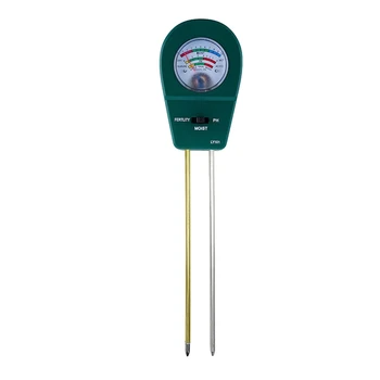 Измерване на PH на почвата LY101 Цифров тестер почвата Plug-And-Play Тестер почвата 3-В-1 Тестер за Влажност на почвата на растенията, плодородието, детектор PH Градина