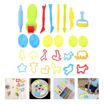 Инструменти за тестото ръчно изработени, Забавни форми, за производство на глина, цветни играчки за деца, търкаляне от полипропилен, Моделиране на деца за деца