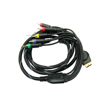 Компонентен AV-аудио-видео кабел за PS3, AV кабел, захранващ кабел 3RCA за игралната конзола Playstation 3