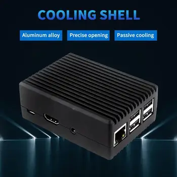 Корпус пасивно охлаждане за Raspberry Pi 3Б /3Б + Метален корпус охладител