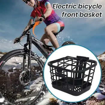 Кошница за съхранение на электровелосипеда, обемът на кошницата за скутер, Лесна инсталация, издръжлив носеща дубликат част за вашия мотор