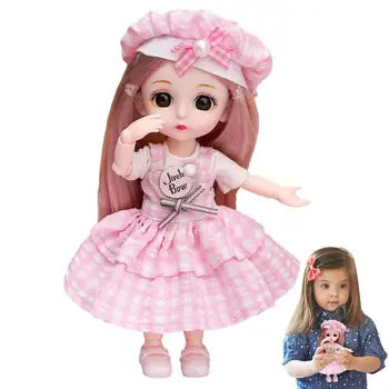 Кукла на Принцеса 16 см BJD Кукла С Дрехи И Обувки на Подвижната 13 Ставите Кукла BJD Принцеса Аниме Кукла за Подарък-Добрият Подарък за Аниме Играчки За