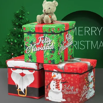 Кутия-органайзер за подаръци за Коледно парти, Подарък хартиена кутия за опаковка на 