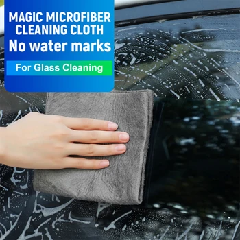 Кърпа Magic Magic богат на функции Парцал Дебели парцали, Кърпи за изсушаване на стъкло от микрофибър 1/6 бр. За почистване на кухня множество почистване