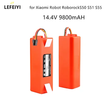 Литиево-йонна батерия 14,4 v 9800 mah, разменени батерия за робот-прахосмукачка Xiaomi RoborockS50 S51 S55, Аксесоари