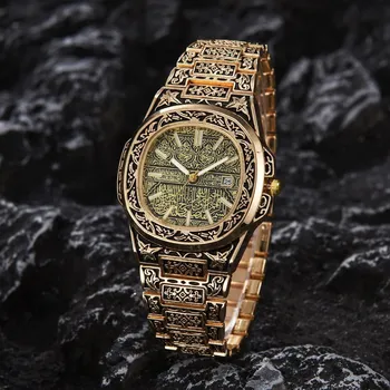 Луксозни часовници за мъже, Бизнес кварцов ръчен часовник от неръждаема Стомана, Модерен мъжки ежедневни Светещи маркови часовници Reloj Hombre